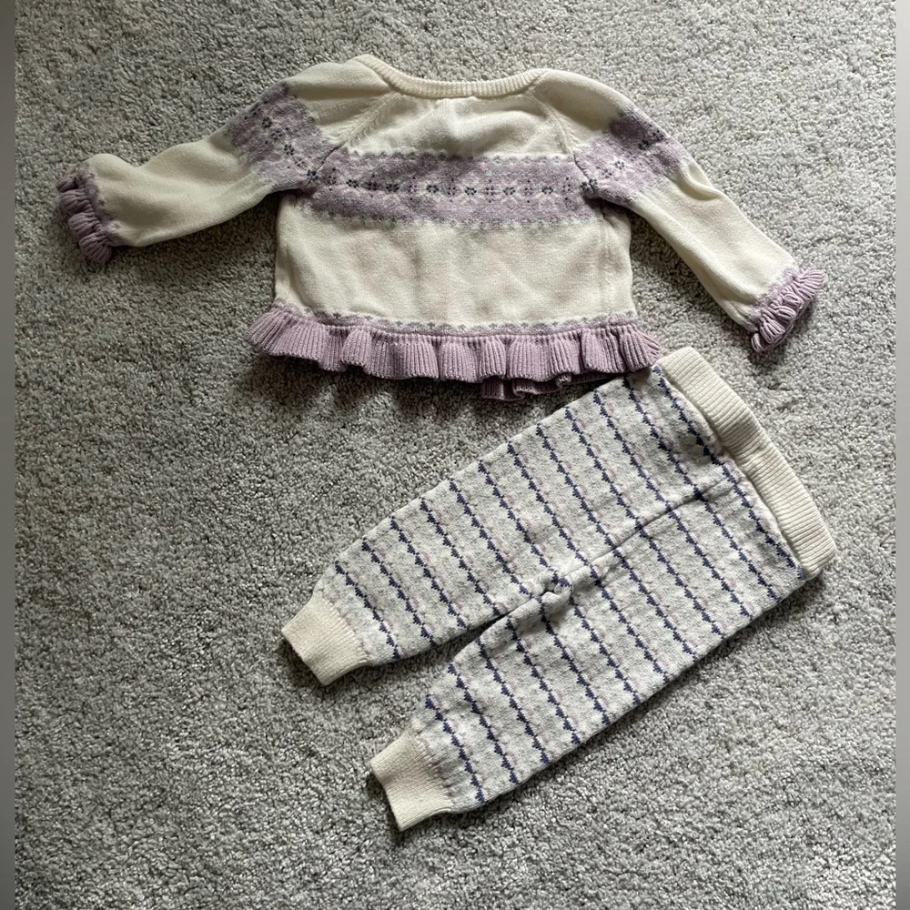 Janie and Jack Sweater Baby Outfit - Picture 5 of 8